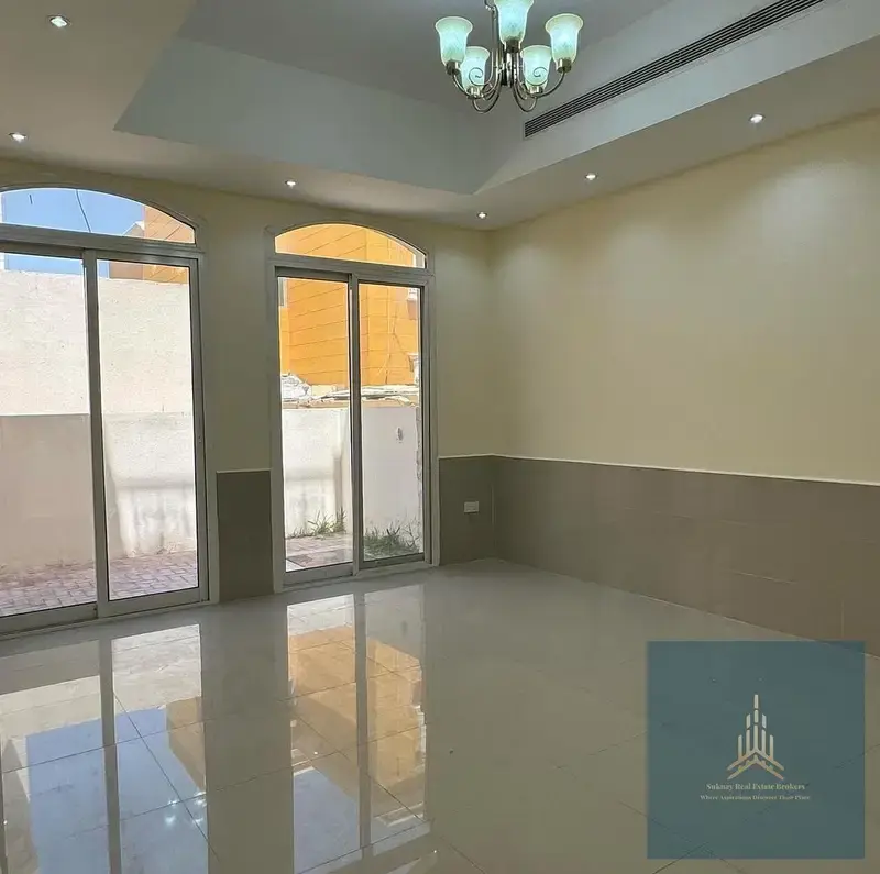 Luxurious 6-Bedroom Villa for Rent with Majlis & Garage | Prime Location Near Airport & Masdar City